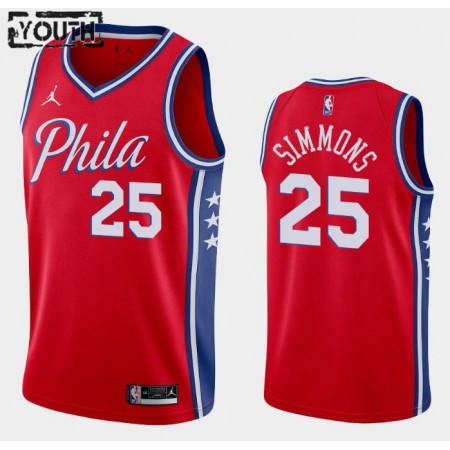 Maglia Philadelphia 76ers Ben Simmons 25 2020-21 Jordan Brand Statement Edition Swingman - Bambino